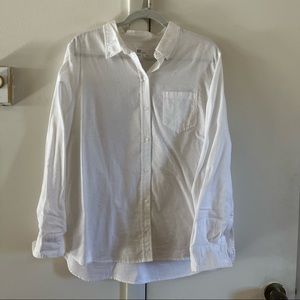 nwt gap white button up shirt